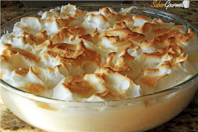 arroz con leche y merengue